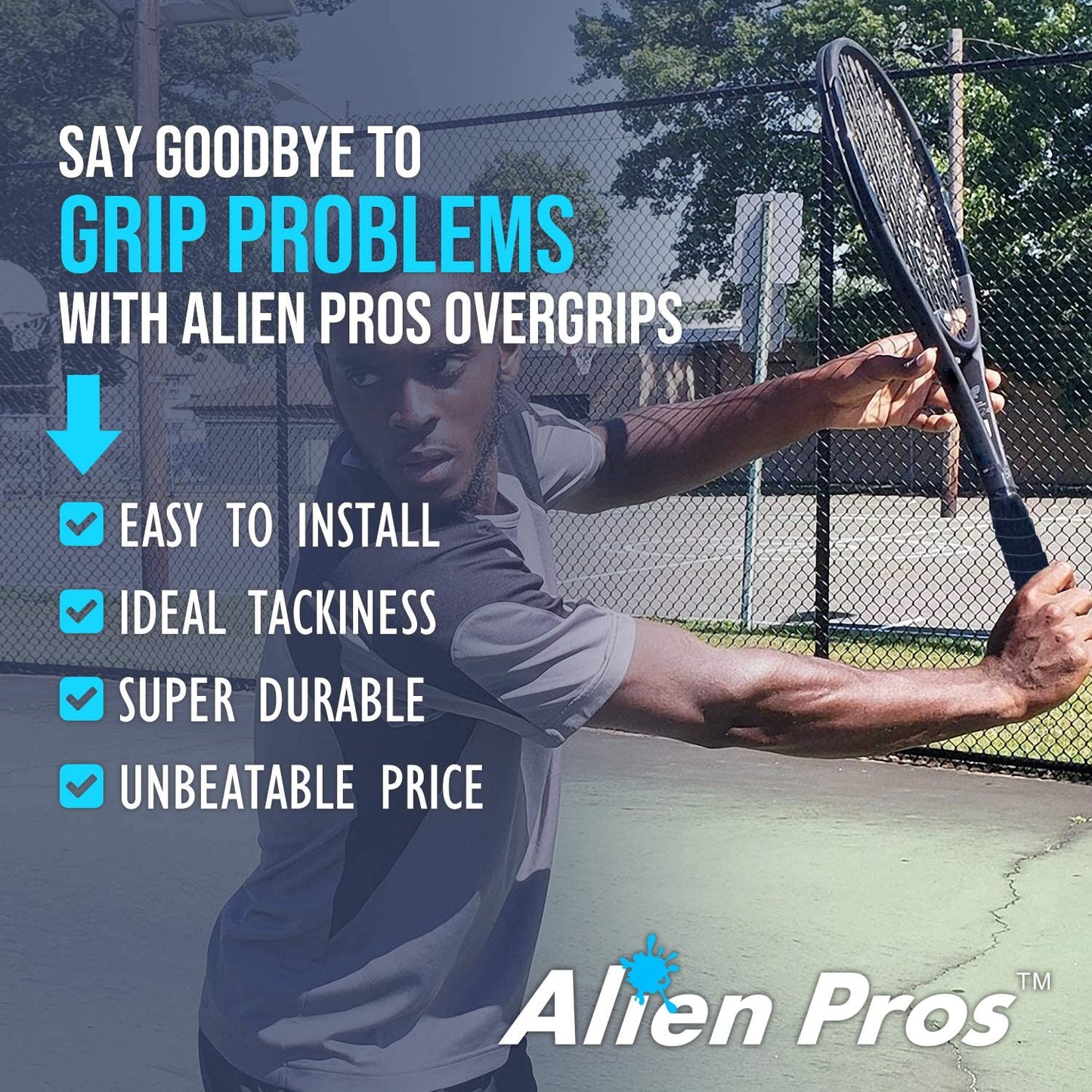 Tennis Racket Grip Tape - Precut and Dry Feel Tennis Grip - Tennis Overgrip Grip Tape Tennis Racket - Wrap Your Racquet for High Performance